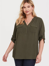 Load image into Gallery viewer, V Neck Chiffon Blouse
