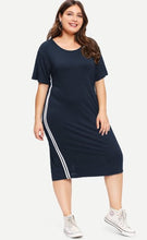 Load image into Gallery viewer, Side Stripes Dress