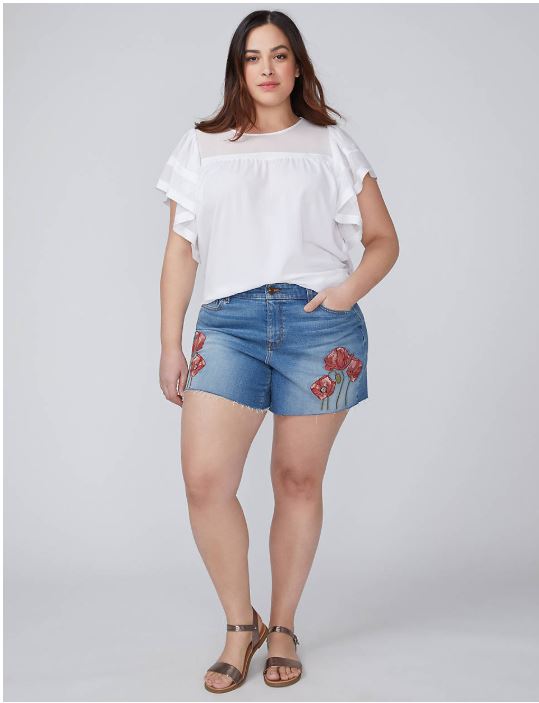 Embroidered Shorts