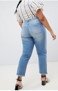 Denim washed two-toned Jeans