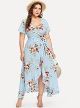 Load image into Gallery viewer, V-Neck Floral Dress