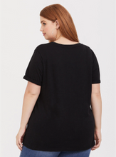 Load image into Gallery viewer, Black Rose Skull Graphic Top