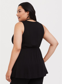 V Neck Sleeveless Blouse