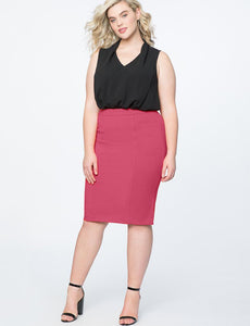 High Waisted Pencil Skirt