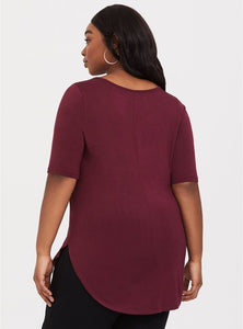 V-Neck 3/4 Sleeves Top